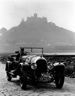 Bentley car at St Michaels Mount, Cornwall Bentley car at St Michaels Mount, Cornwall