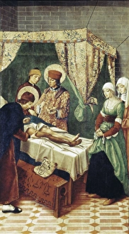 BERRUGUETE, Pedro (1450-1504). The Miracle of BERRUGUETE, Pedro (1450-1504). The Miracle of