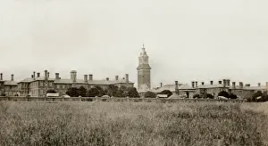 Prints of The Northampton County Lunatic Asylum was designed by Robert Griffiths and opened in 1876 at a site on Berrywood Road, Duston, Northampton. It later became St Crispin Hospital Northamptonshire Prints: Berrywood Asylum Print, Northamptonshire 1876