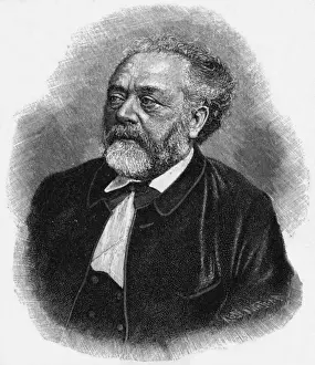 German Writer Biography Prints: Berthold Auerbach