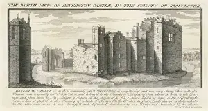Print of Beverstone Castle North View 1732