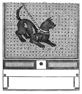 Beware of the dog mosaic