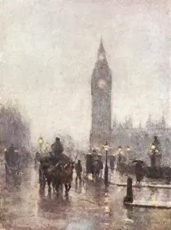 Big Ben At Dusk Prints: Big Ben in Half Light