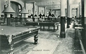 Billiard Room, Union Jack Club, Lambeth, London Billiard Room, Union Jack Club, Lambeth, London