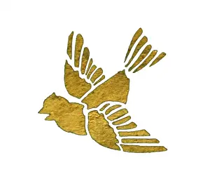 Natural History Museum Art Prints: Bird from decorative ceiling panel