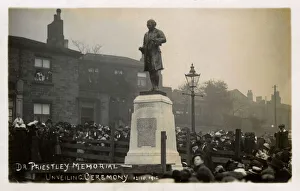 Birstall, W Yorkshire - Unveiling statue of Joseph Priestly Birstall, W Yorkshire - Unveiling statue of Joseph Priestly