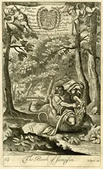 The Birth of Samson - Judges 14, circa 1690 Print
