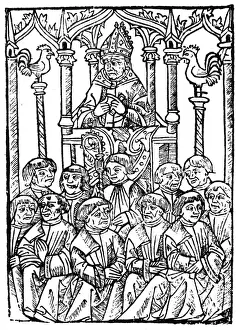 Christian Clergyman Prints: Bishop Preaching