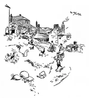 Cornish Village Scene Prints: A Bit of Newlyn, Cornwall