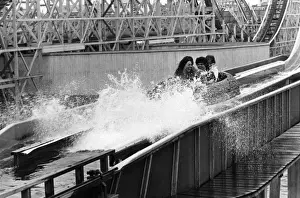 Vintage Fairground Attractions Prints: Blackpool Log Flume