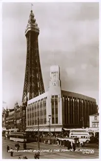 Vintage Blackpool Tower Prints: Blackpool / Woolworths