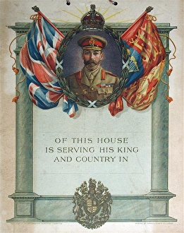 Blank card - Portrait of King George V Blank card - Portrait of King George V