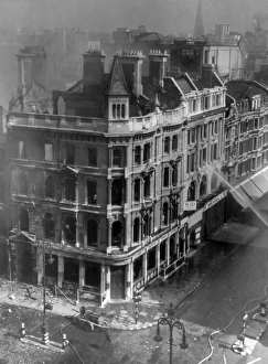 Blitz in London -- John Lewis, Oxford Street, WW2 Blitz in London -- John Lewis, Oxford Street, WW2