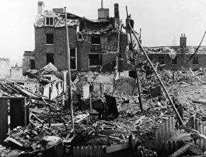 Blitz in London -- typical bomb site, WW2 Blitz in London -- typical bomb site, WW2