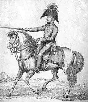 Napoleon Waterloo Prints: Blucher on Horseback