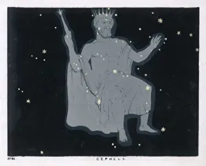 Ancient Astronomy Prints: BLUNT / CEPHEUS / 33 / 1849