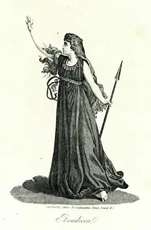 Victorian Era Artwork Prints: Boadicea (Boudica)