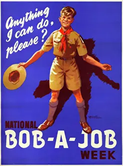 Bob a Job Week Poster Print, 1960s
