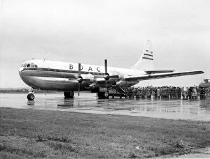 Boeing Collection: A Boeing 377-10-28 Stratocruiser G-ALSD Cassiopeia of BOA