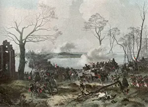 French Capture of Bommel Print, 23 December 1794
