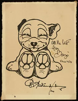 Dogs Collection: Bonzo with Studdy signature