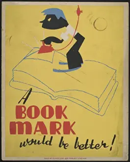 WPA Poster Prints: A book mark would be better