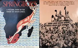 Second World War Troops Prints: Booklet, Springboks during Second World War