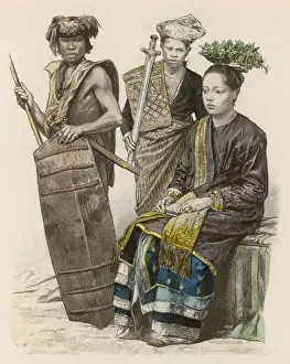 Indonesian History Prints: BORNEO