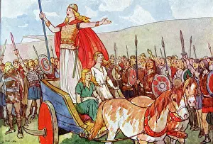 Boudicca with Daughters, circa 60 AD Print