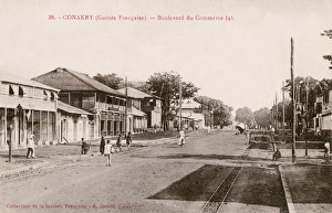 Boulevard du Commerce in Conakry, Guinea Boulevard du Commerce in Conakry, Guinea