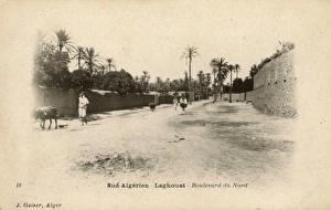 Boulevard du Nord, Laghouat, Southern Algeria Boulevard du Nord, Laghouat, Southern Algeria