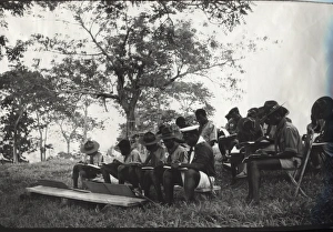 Boy scouts on a training course, Ghana, West Africa Boy scouts on a training course, Ghana, West Africa