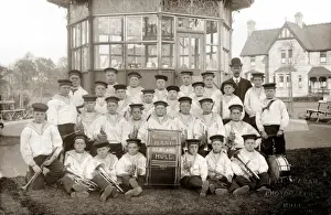 Boys Band at Hull Sailors Orphanage Print, 1895