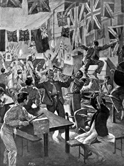 Boys at Charterhouse celebrating the Relief of Mafeking, 190 Boys at Charterhouse celebrating the Relief of Mafeking, 190