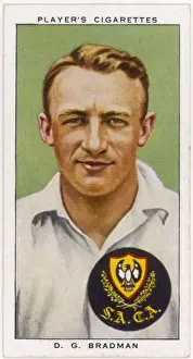 Australian Cricket Team History Prints: Bradman / Cricketer 1938