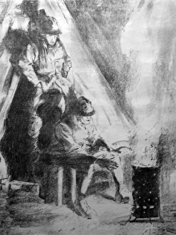 The Brazier - Somme, December 1916 The Brazier - Somme, December 1916