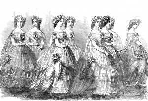 Bridesmaids at the wedding of the Princess Royal, 1858 Bridesmaids at the wedding of the Princess Royal, 1858