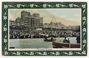Brighton Beach Scenes Prints: Brighton / Crowded Beach