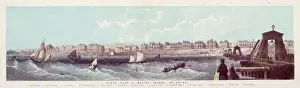 Panoramic View of Brighton's Marine Parade Print
