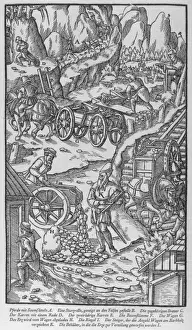 19th Century Mining Prints: Bringing Ore from Mines