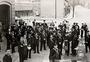 Bristol Members of the Canadian Fire-fighters Print 1942