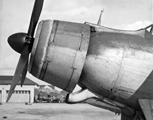 Albacore Collection: The Bristol Taurus II and de Havilland airscrew installation