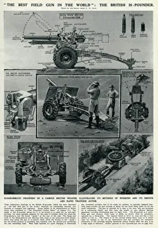 British 25-pounder field gun by G. H. Davis British 25-pounder field gun by G. H. Davis