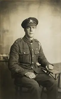 Portrait Of A Soldier Prints: British army sergeant