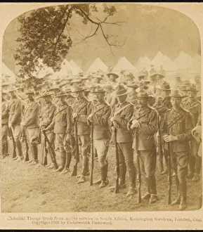 Kensington Gardens London Prints: British Colonial Troops