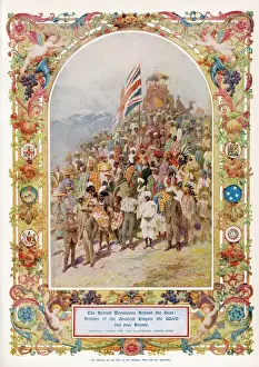 British Empire Citizens Print, Colour Lithograph