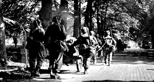 British First Airborne Troops march towards Arnhem; Second W British First Airborne Troops march towards Arnhem; Second W