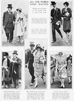 British High society personalities at the Ascot Races, 1927 British High society personalities at the Ascot Races, 1927
