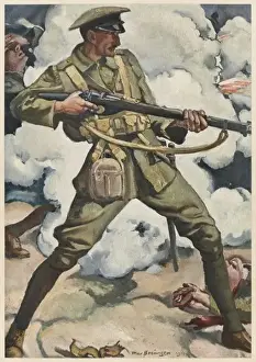 WWI Military History Images Prints: British Infantryman