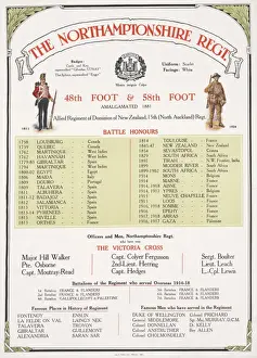Recruitment Prints: The Northamptonshire Regiment Recruitment Print, 1930
